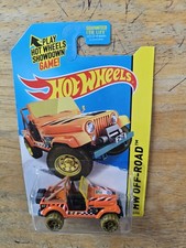 Hot Wheels Treasure Hunt Jeep Cj-7 Orange 2015 Hw Off-road Series 101250