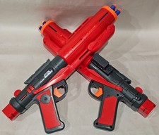 Two 2016 Nerf Star Wars Rogue One Death Trooper Blasters, Red, Working