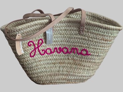 Damen Strohtasche / Strandtasche / Shopper von Darjeeling