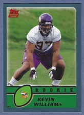 2003 Topps Collection Football #359 Kevin Williams Rookie Card Vikings. rookie card picture
