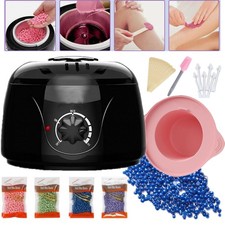 Professional Wax Warmer Heater Hair Removal Depilatory Home Waxing Kit Beans USA