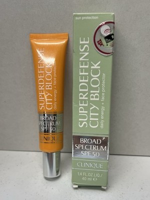 Clinique Superdefense City Block Broad Spectrum SPF 50 Full Size 1.4 oz