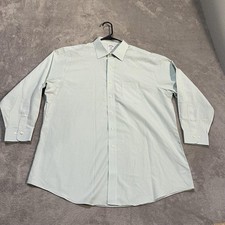 Brooks Brothers Dress Shirt Mens 17.5 32/33 Green Check Regent Non Iron 1818