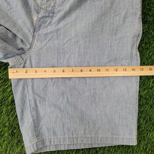 Ralph-Lauren Shorts 38x10 Button-Fly Blue - Picture 21 of 24