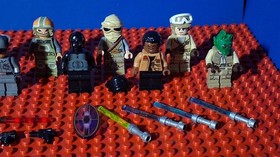 Lego Star Wars Minifigures 11 Retired & Accessories Lot #3