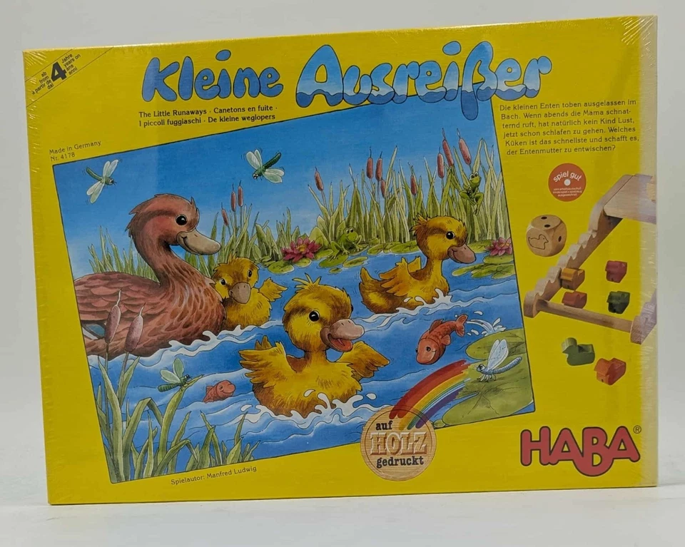 HABA 4178 Kleine Ausreißer Kinderspiel Entenküken Holz NEU - Bild 4 von 4