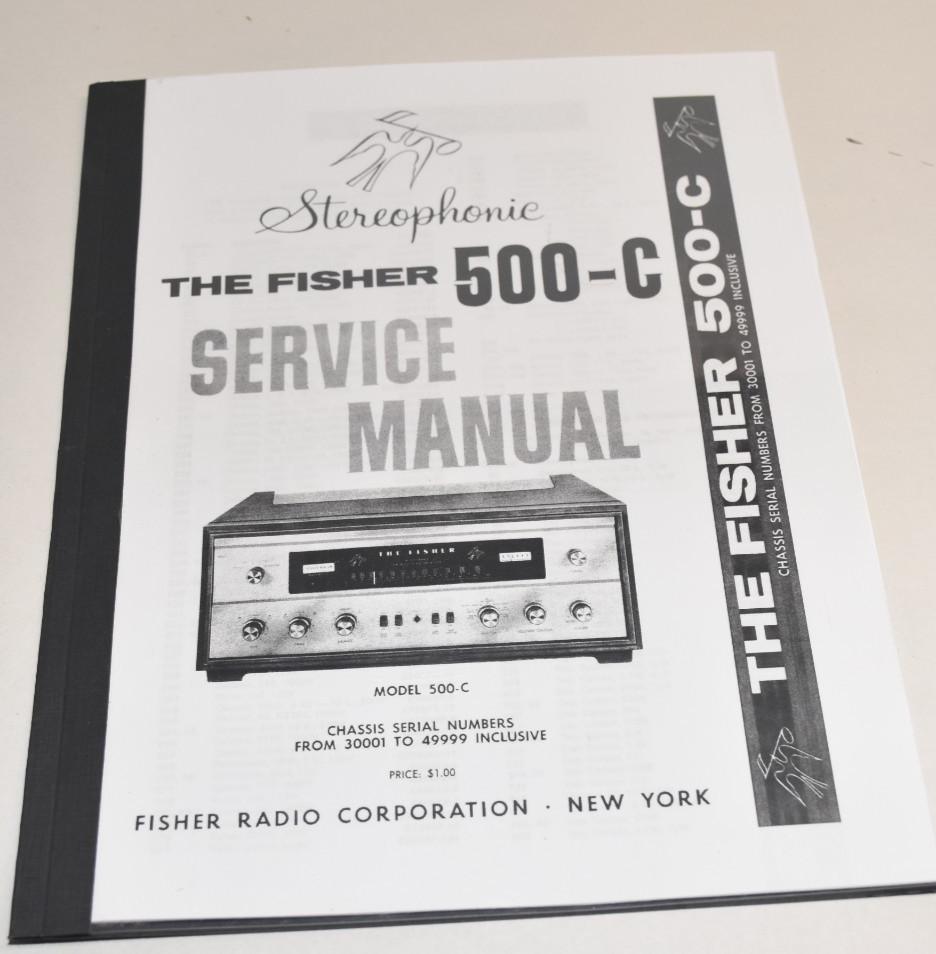 Fisher 500-C TUBE Receiver Service Manual COPY