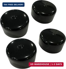 2-inch Rubber Wheel Hub Trailer Bearing Dust Cap Plug Grease Cover 4 Pack