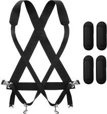 Parade Marching Bass Drum Sling with Soft Pads Marching Band Straps for Band Pra