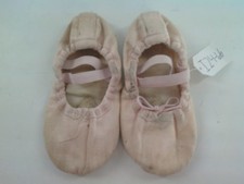Dance Pre-Owned Ballet Shoes Generic Toddler 9M Elastic Canvas Cross Straps