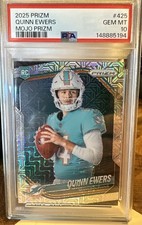 2025 Panini Prizm Football RC Prizms Silver Mojo /25 Quinn Ewers Jersey Match