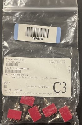 Mountain switch miniature medium toggle switch