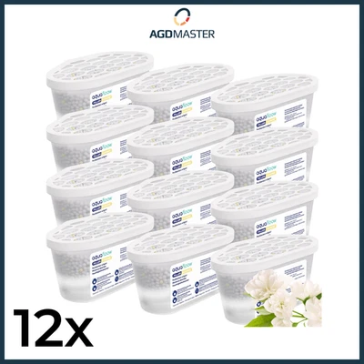 Luftentfeuchter Nachfüllpack 12x 400ml Raum Entfeuchter Jasminduft AquaFloow