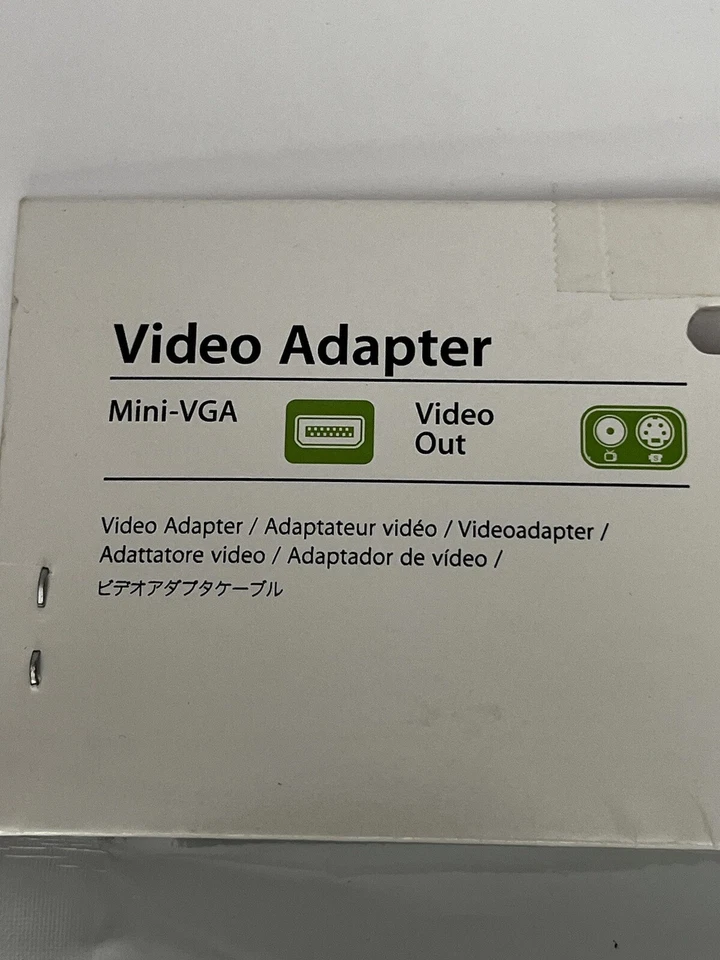 Video Adapter Mini-VGA to S-Video Mac iBook iMac Powerbook Apple M9109G/A - Image 2 of 4