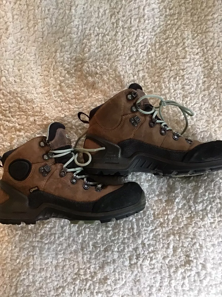 ECCO Biom Terrain Brown Black Hiking Boot Natural Motion Goretex Women eBay