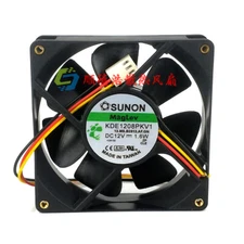 SUNON KDE1208PKV1 12V 1.6W 8CM 8020 3-wire cooling fan