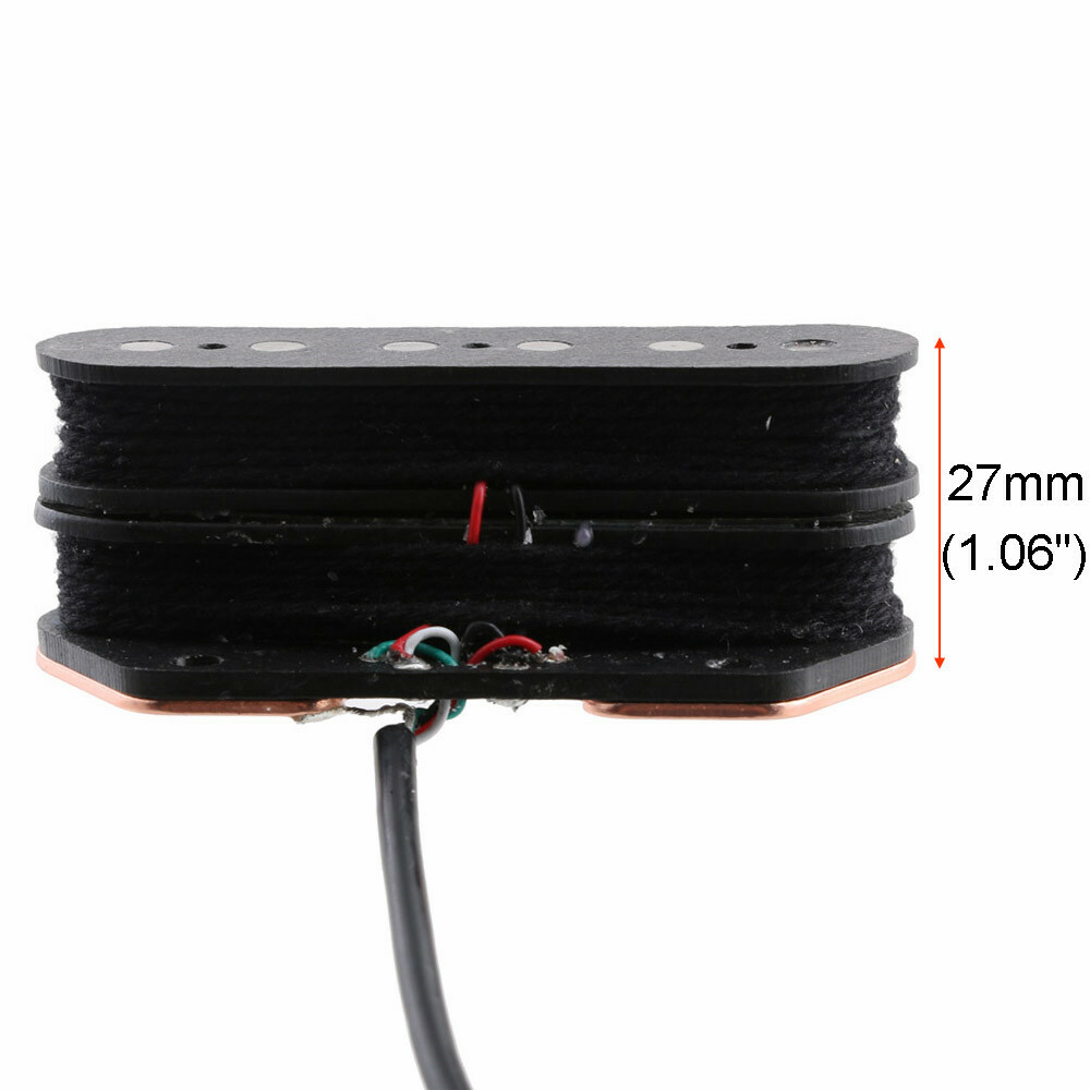 Pickup Manico Ponte Black Mule Set Pickup Telecaster Black Mule - Alnico 5/2 Per Chitarra Elettrica, Stile TV Anni '50 Pickup Manico E Ponte Chitarra - Foto 2