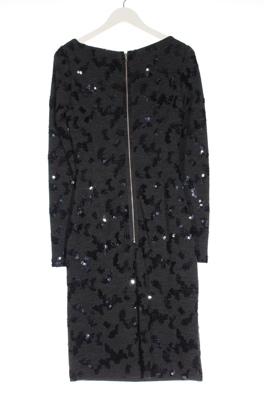 Robe Corsage Gris Pailleté Miss Selfridge - Taille 14, Neuf Avec étiquettes - Style Fit & Flare