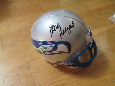 Seattle Seahawks STEVE LARGENT signed 