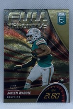 Jaylen Waddle 2022 Donruss Elite Full Throttle (4/5) Gold