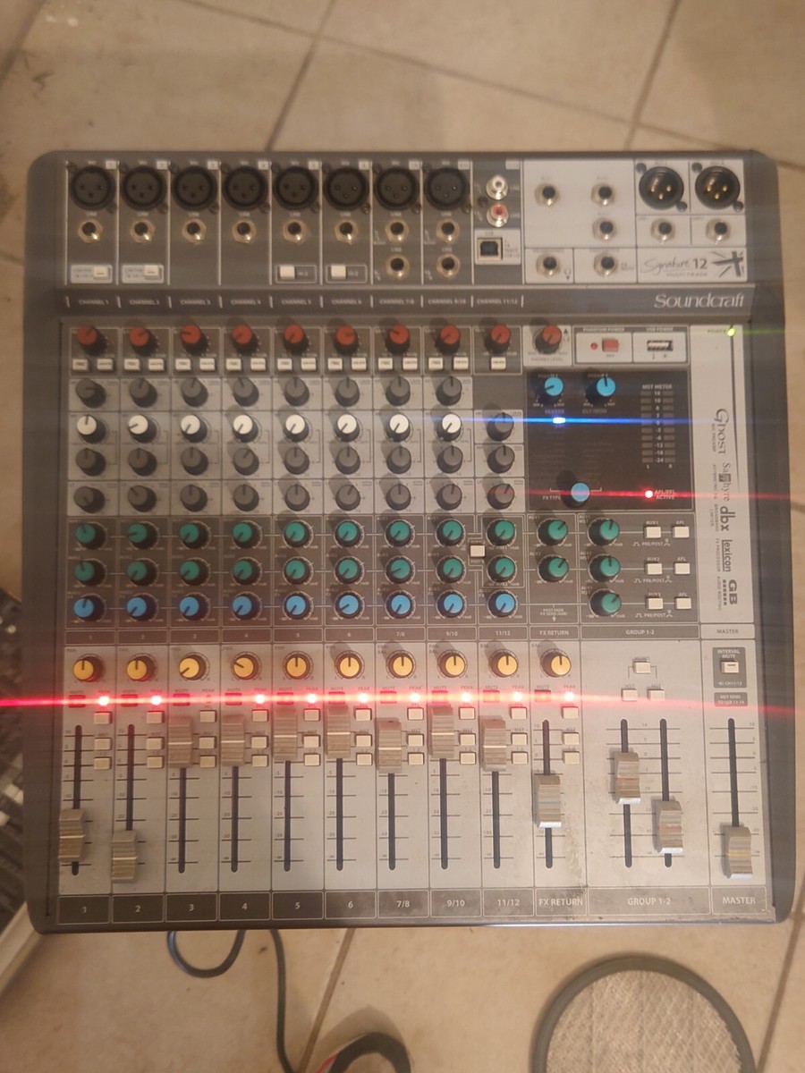 Soundcraft Signature 12MTK Analog 12Channel Multi-track Mixer for