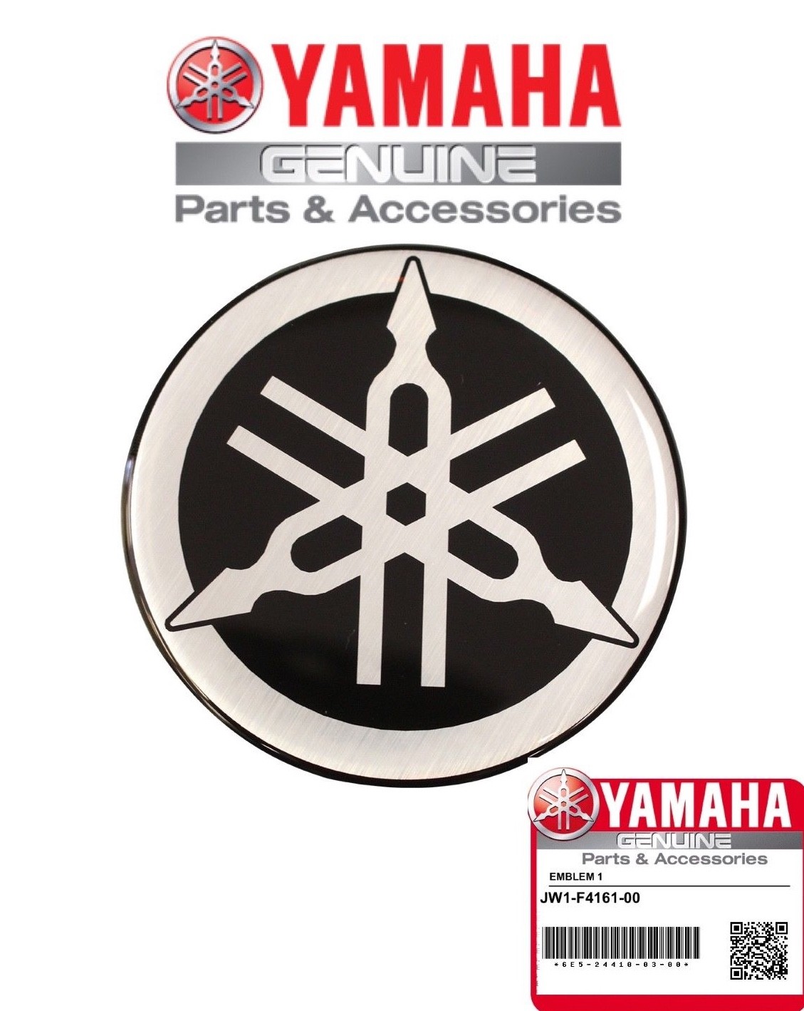 OEM YAMAHA LOGO BADGE EMBLEM FOR YDRA YDRE G29 DRIVE GOLF CART BUGGY  07-10