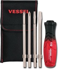 VESSEL DUALTONE Interchangeable Screwdriver Set TD-2100 (w/ 4 blades) From Japan
