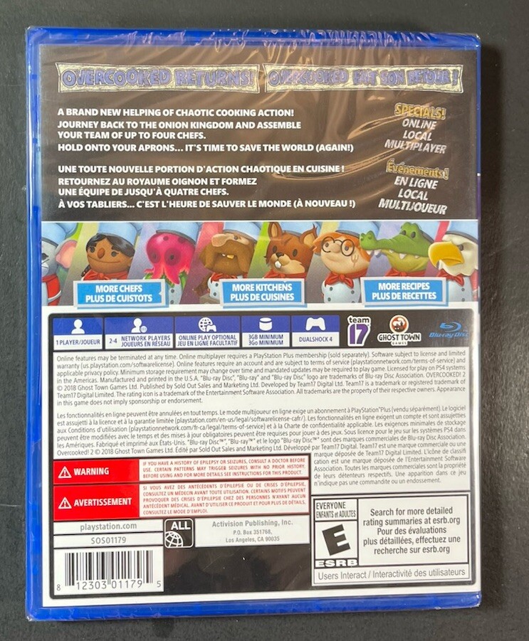 Overcooked 2 (PS4) NEW | eBay