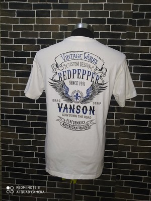 Vanson Leather Motorcycle Embroidery T 