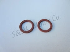 2 FIBER WASHER TRIUMPH NORTON BSA 24-8504, 82-9204, 02-0100, 65-8218, 70-8121