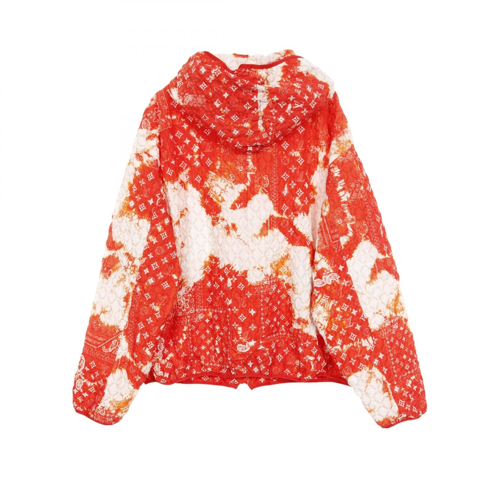 LOUIS VUITTON（LV） LOUIS VUITTON Monogram Bandana Giacca Nylon RM22MNW1HNB12W Nylon Bianco Arancione 54