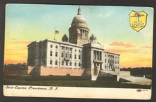 Unused Postcard State Capitol Providence Rhode Island RI