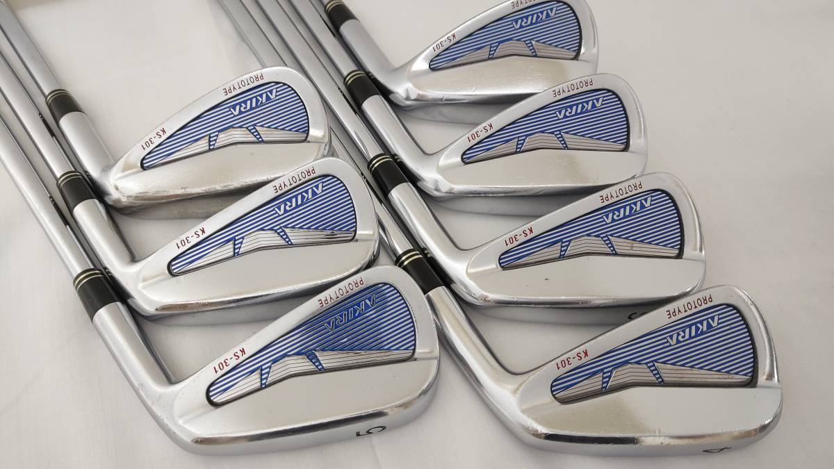 Golf Iron Set Akira KS-301 PROTOTYPE N.S.PRO MODUS3 SYSTEM TOUR125 