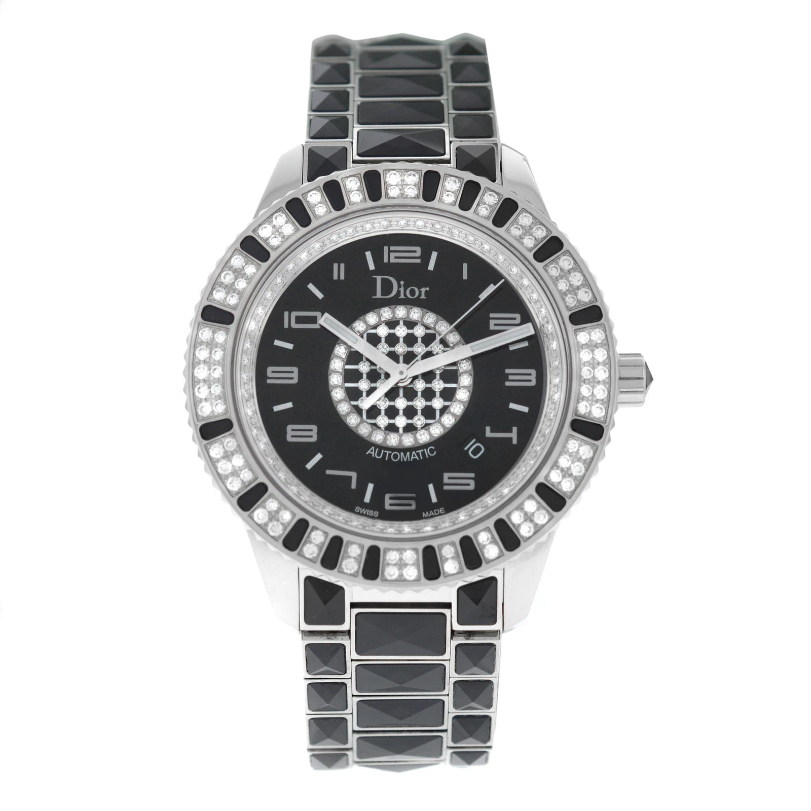 Christian Dior Christal CD115511M001 Diamants Céramique 42MM Unisexe Automatique