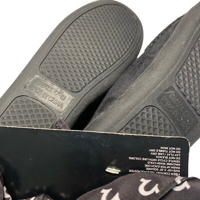 True Religion House Slippers Shoes Soft Spell Out Logo Black  display picture 2