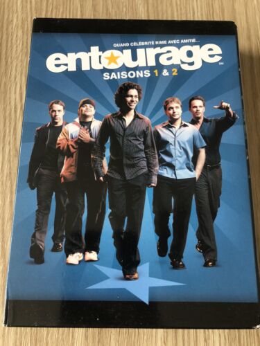 ENTOURAGE SERIES SEASONS 1 & 2 MARK WAHLBERG HBO FRENCH DVD RARE - Picture 1 of 3