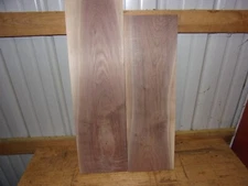 2 PC WALNUT LUMBER WOOD KILN DRIED BOARDS LOT 1625V 15/16" THICK FLAT