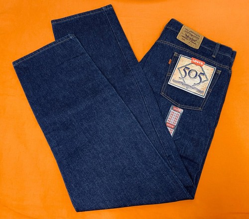 Levi's 505 Vintage Blue Jeans Size 40x32 (Tag 42x32) - Picture 2 of 7