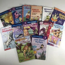 Random Lot of 10 Level 3 Step Into Reading | I Can Read | Learn To Read FOR GIRL