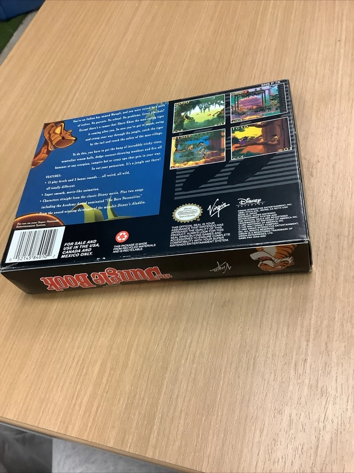 Disney's The Jungle Book Super Nintendo Foto 2 de 4