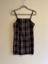 Urban Outfitters Dress Mini Plaid Spaghetti Strap | Women’s Size Small