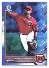 2022 Bowman Draft Chrome Prospects Sapphire #BDC-107 Danny De Andrade Refractor