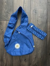 Build a Bear Workshop Blue Backpack Shoulder Sling Carrier 2006 Travel Pouch