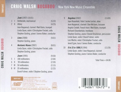 CRAIG WALSH: BUGABOO NEW CD