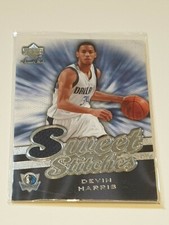 2007-08 Sweet shot Devin Harris Sweet Stitches Jersey Card - Dallas Mavericks 