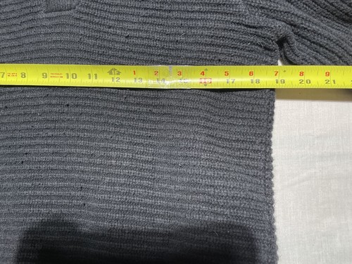 Gap Sweater Adult Medium Black Pullover Button Up Turtleneck Cotton/Wool Mens - Picture 4 of 9