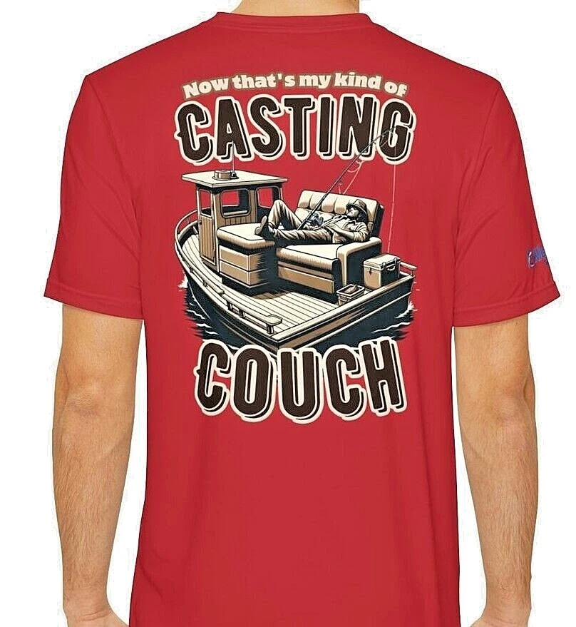 Lightweight Moisture Wicking Short Sleeve Fishing T-Shirt By Kick Fin Sportswear