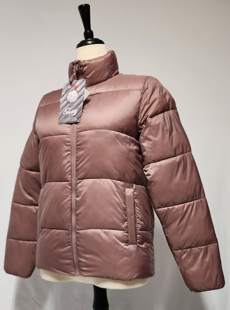 32 Degrees Women's HeatKeep Nano Short Puffer Jacket, Size L Dark