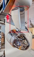 Universal Straight Down Mirror Bracket Stud-mount- LIGHT NOT INCLUDED (SET/2)