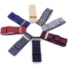 1 Pair Men Shirt Adjustable Armband Sleeve Garter Bartender Cuff Holder
